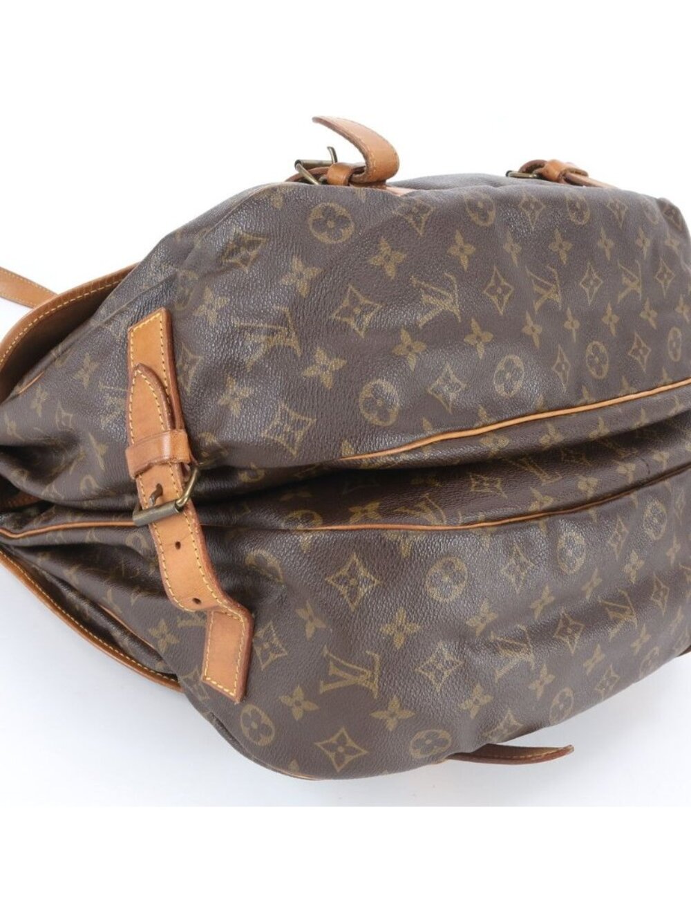 ★SOLD★ Louis Vuitton Monogram Saumur 43 Leather Shoulder Bag Crossbody Rnm - Picture 4 of 10